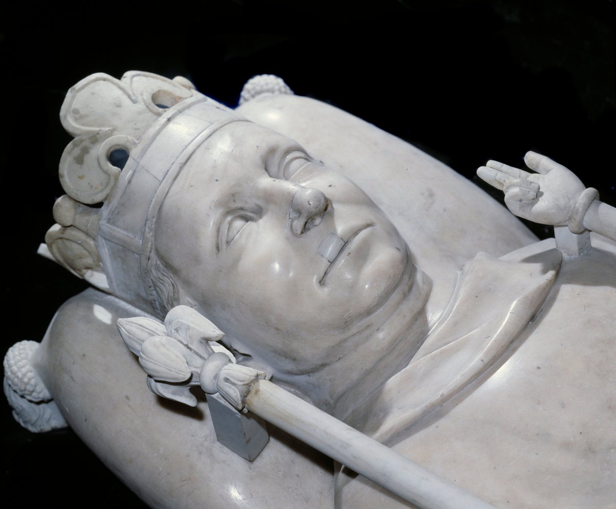 Visível em King Charles VI (1368-1422) Basílica de Saint Denis, Sain Denis de French School