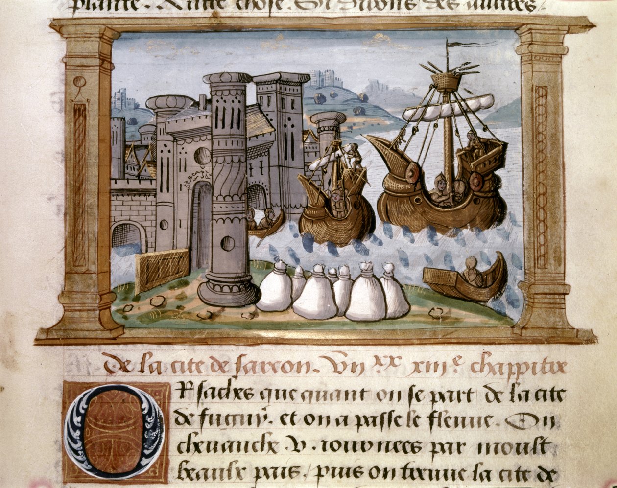 MARCO POLO: Ilustração de "O Livro de Marco Polo de French School
