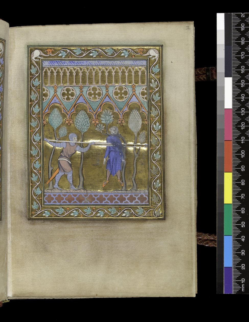 MS 300 f.IIr, do Saltério e Horas de Isabel da França, Paris, c.1265-70 de French School