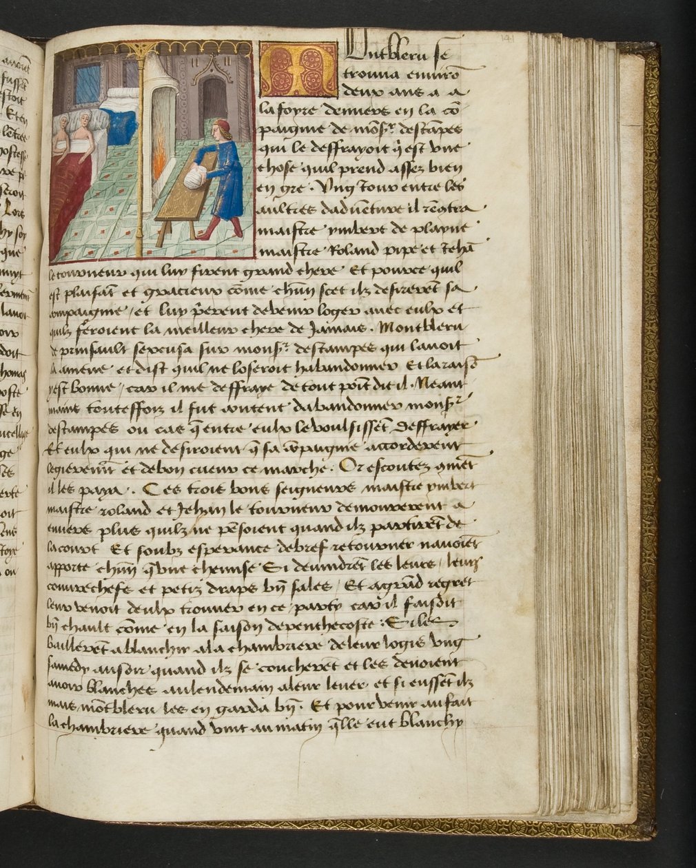 MS Hunter 252 Página 141r de Notícias de Notícias, c.1461-62 de French School