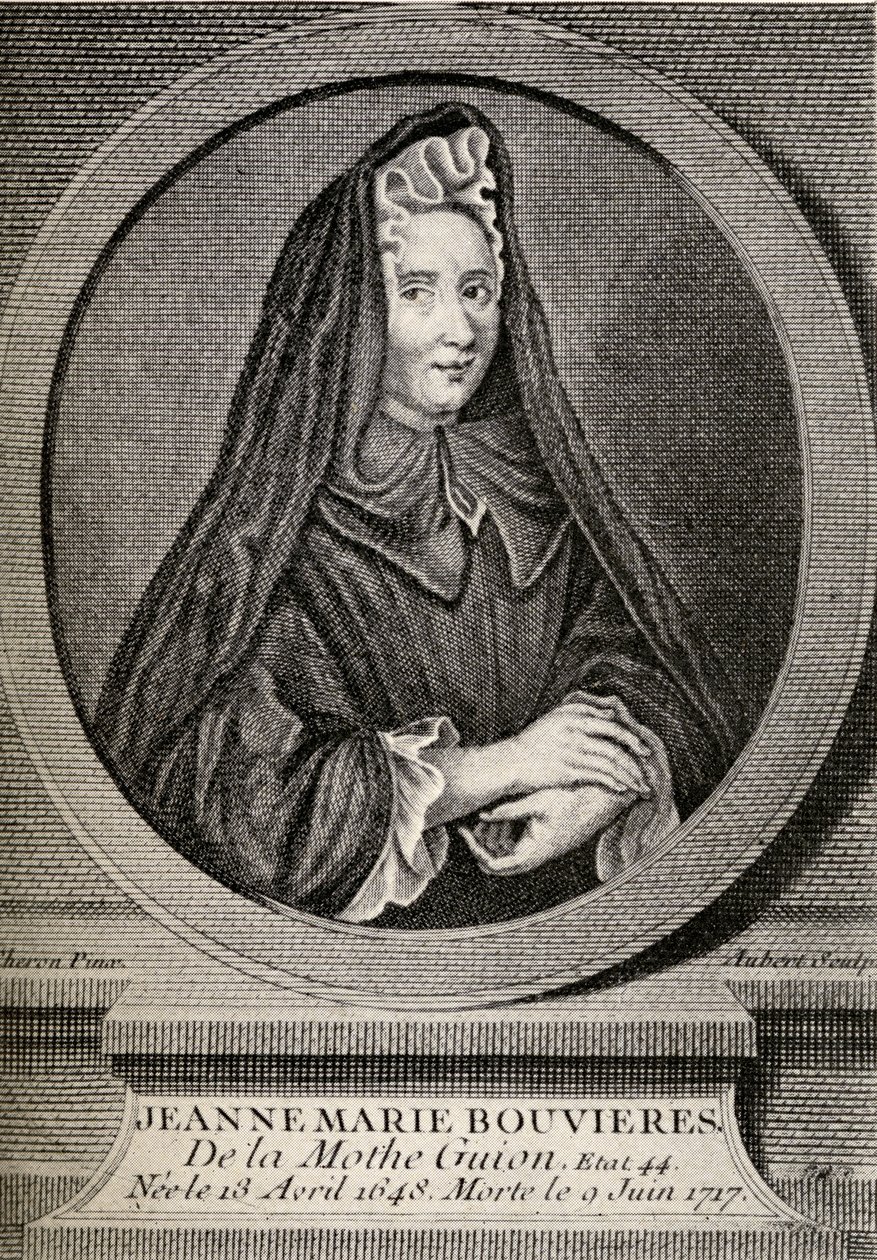 Madame Guyon (1648-1717) ilustração de &39;Pequenas jornadas para as casas de mulheres famosas&39;, publicado de 1897 de French School