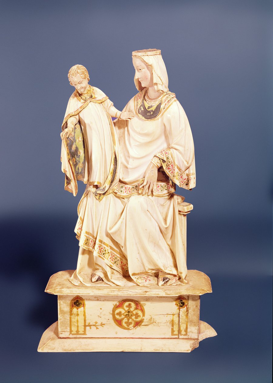 Madonna e criança de French School