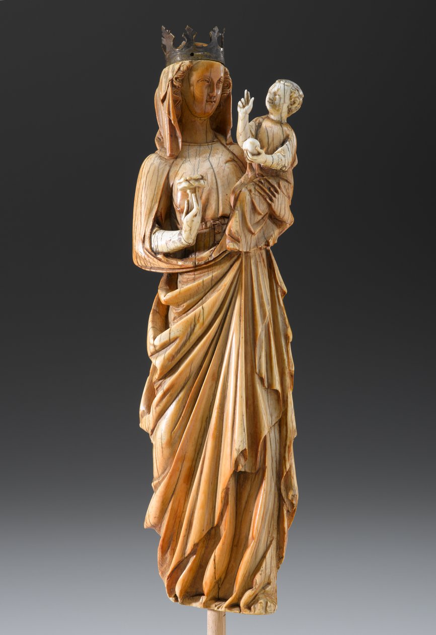 Madonna and Child, c.1260-1290 (Marfim e metal) de French School