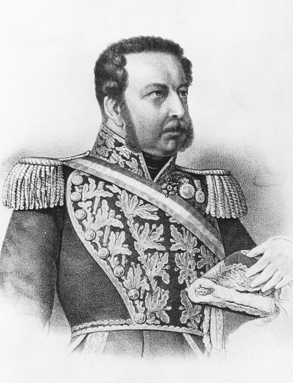 Manuel Bulnes (litho) de French School