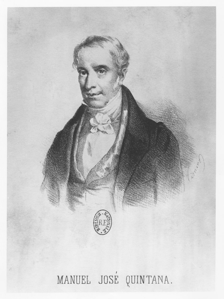 Manuel José Quintana (litho) de French School