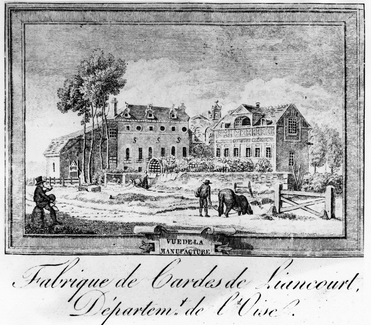 Fabricação, Duke de la Rochefoucauld em Liancourt; Fábrica de Cordas de Liancourt, Dept de l