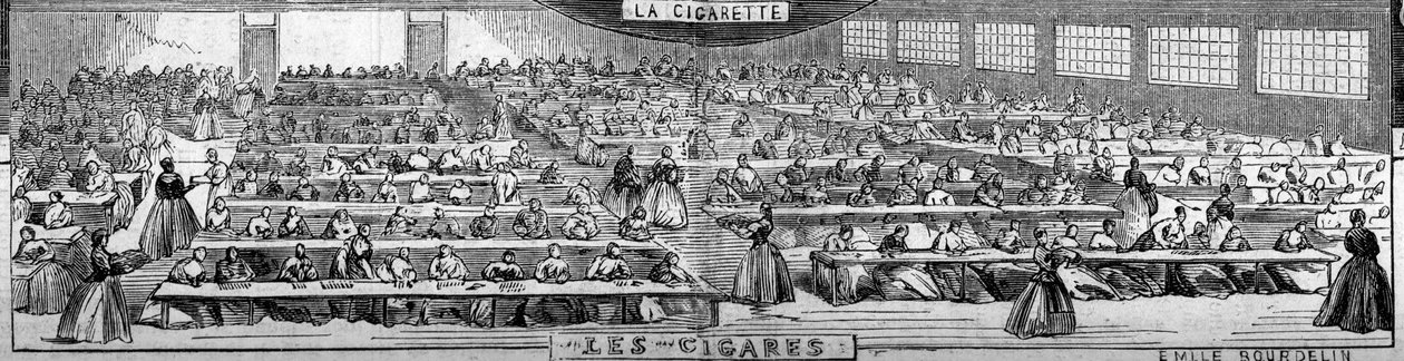 Fabricação de tabacs, Paris de French School