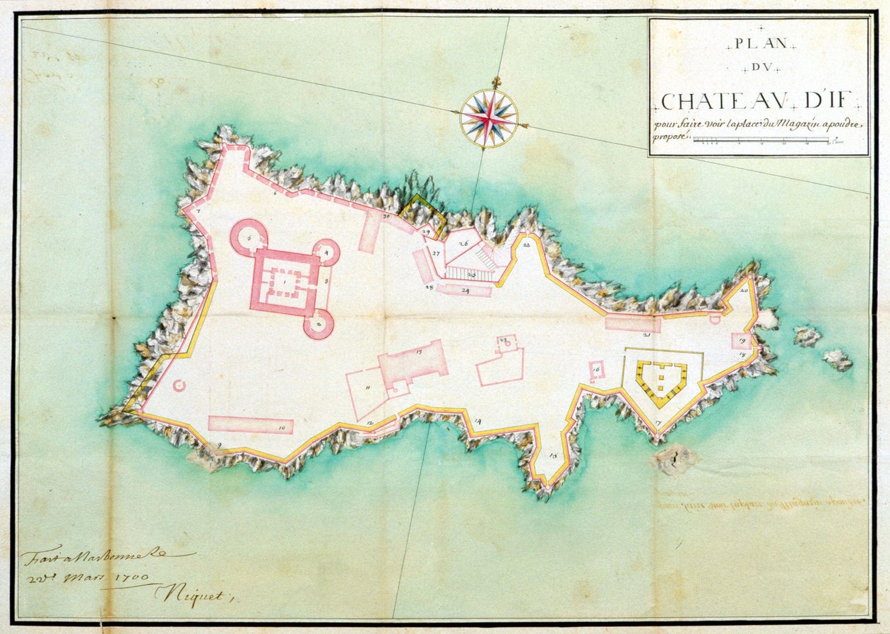 Mapa do Castelo de Se de French School