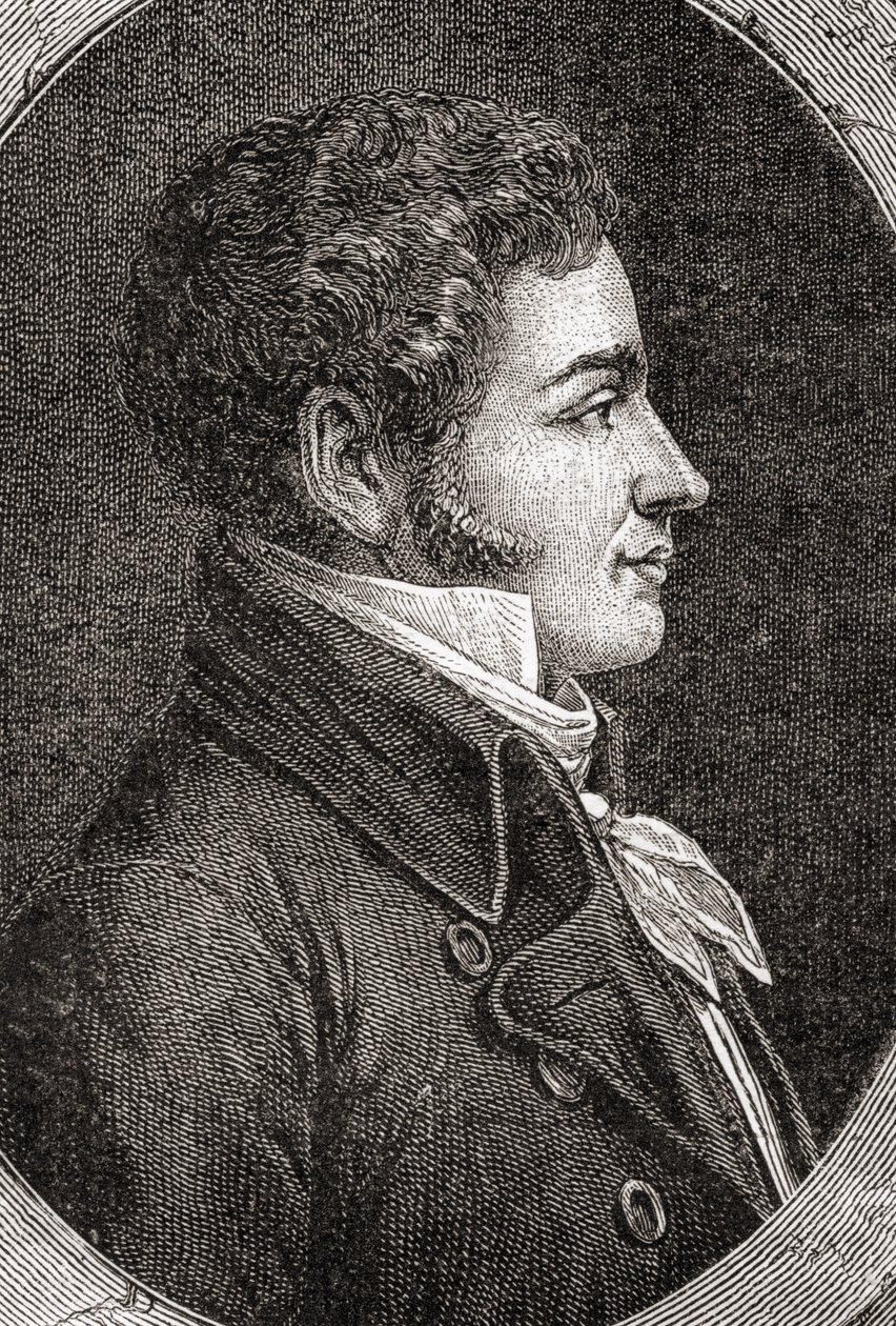 Marc David Alba Lasource, de "História da Revolução Francesa" por Louis Blanc (1811-82) de French School