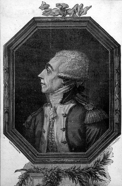 Marie Joseph Paul Yves Roch Gilbert du Motier, Marquês de Lafayette (1757-1834) gravura) de French School