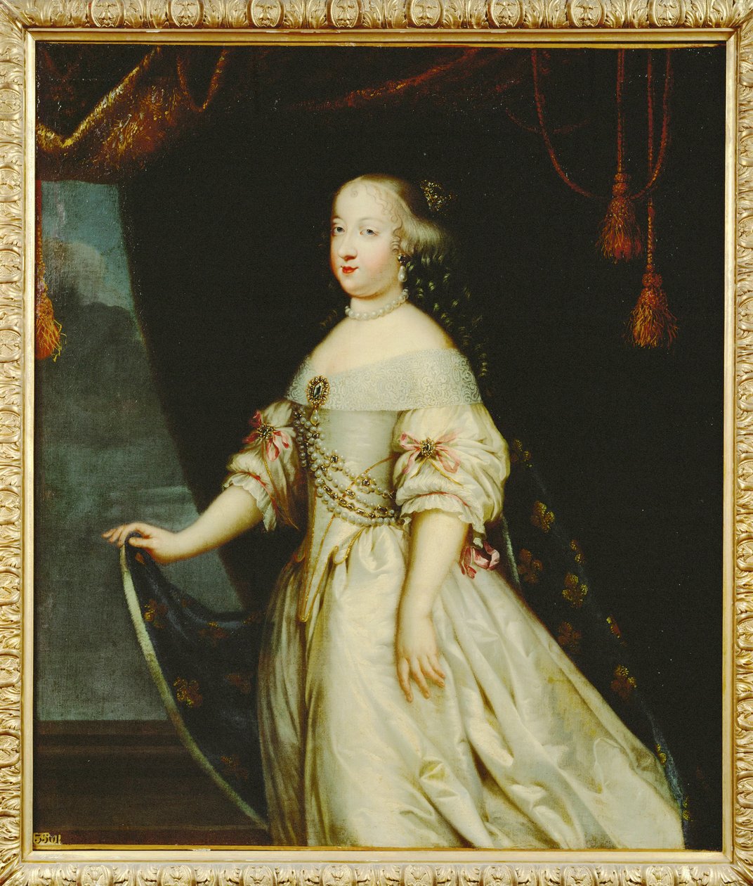 Maria Teresa de Áustria, rainha de França ... (pintura sobre tela) de French School