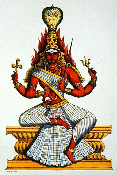 Marriyammai, gravada por C.sde Motte (1785-1836) (cor litho) de French School