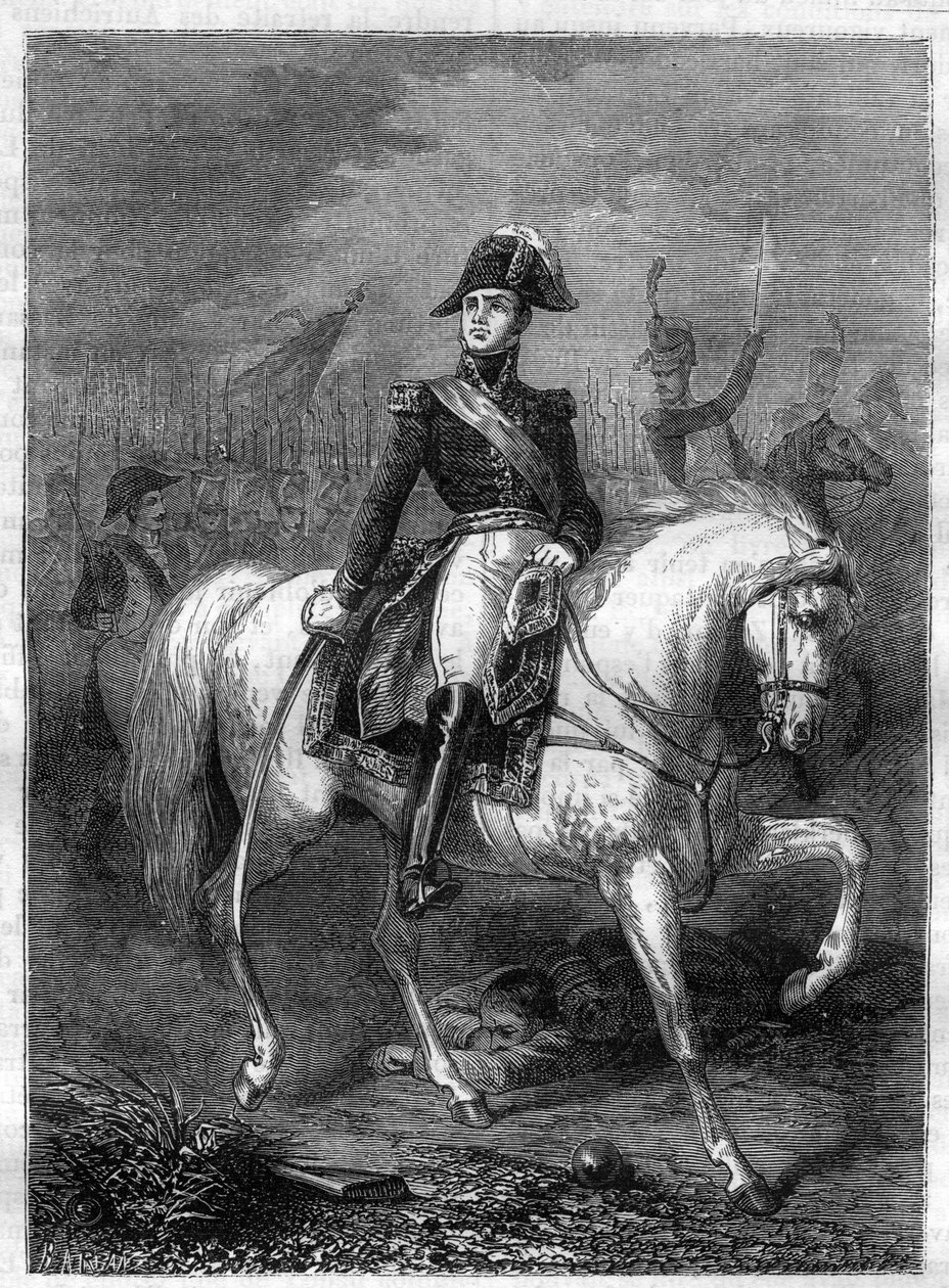 Marechal Etienne-Jacques-Joseph-Alexandre Macdonald (gravura) - Jacques Alexandre Macdonald (1765-1840), marechal da França - em "Histoire de l