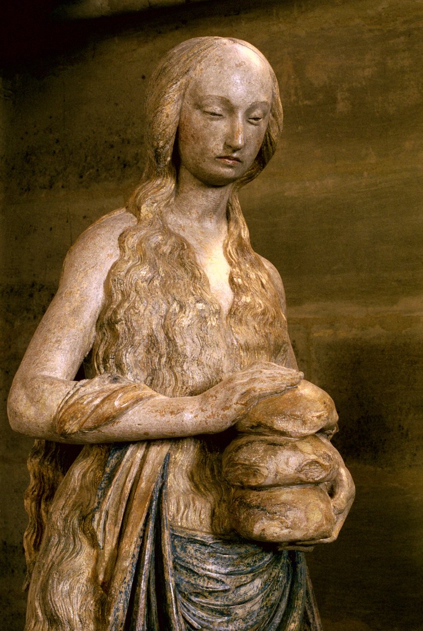 Maria Madalena, final do século XV (pedra policromada) (ver também 248112, 252685, 252686) de French School