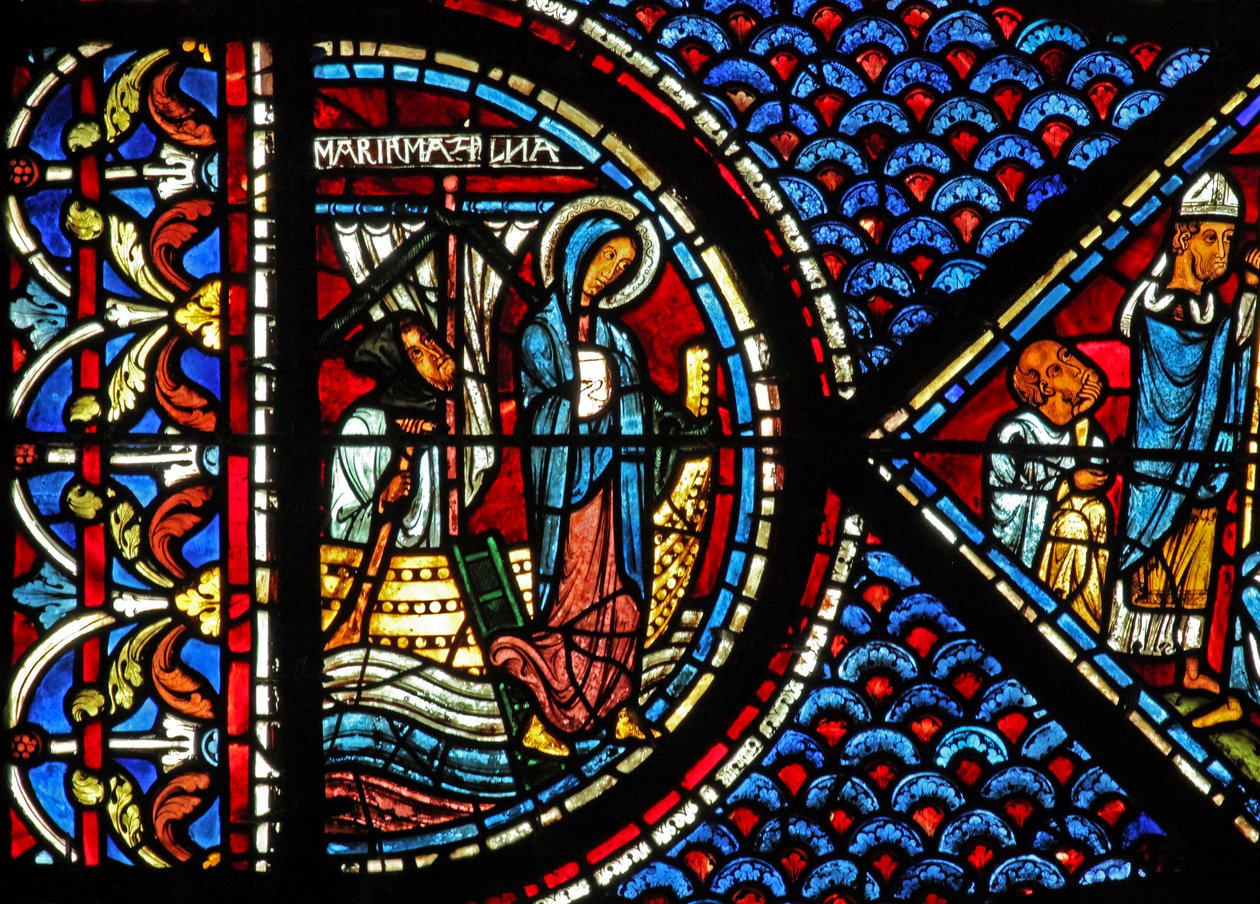 Janela de Maria Madalena: Maria pousa na Provença (w46) de French School