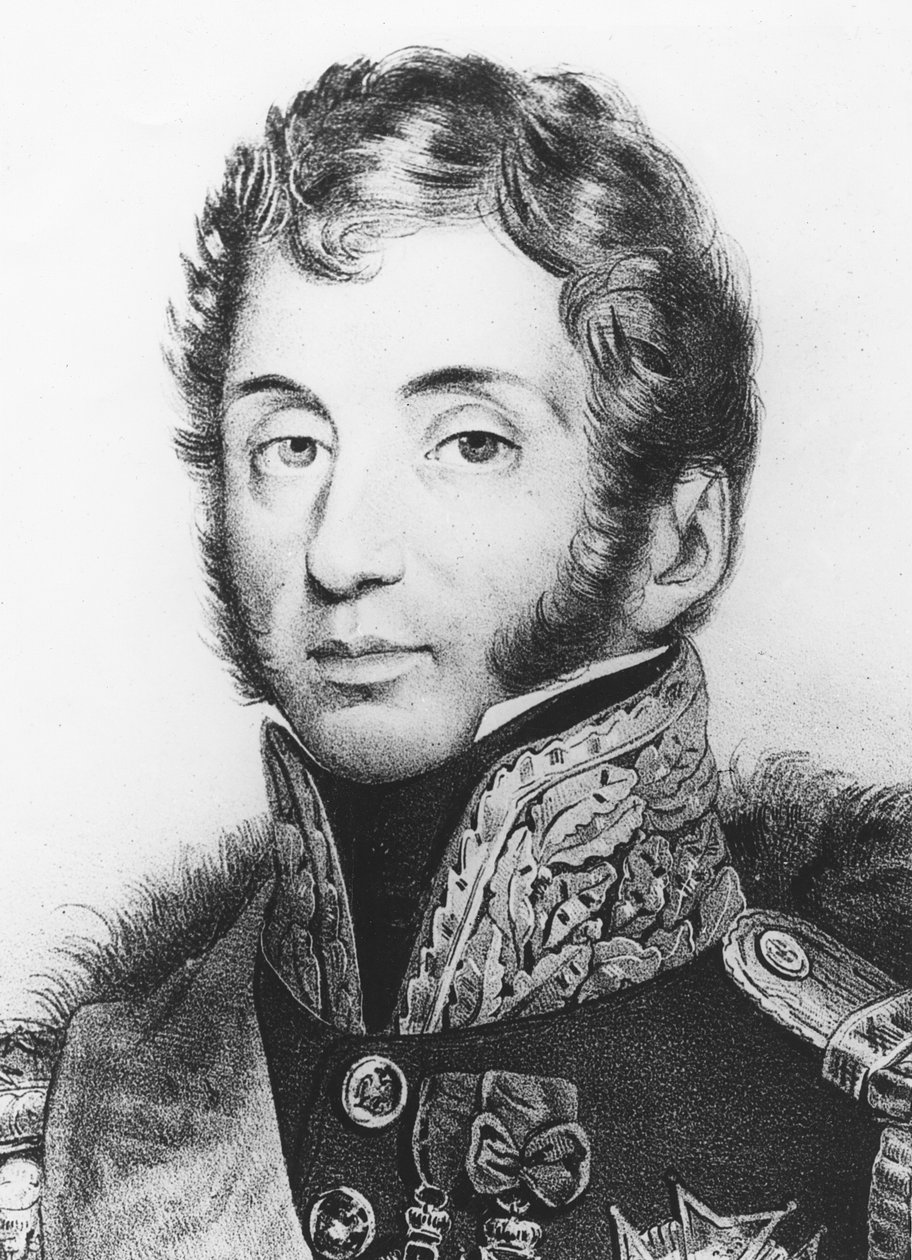 Maximilien Lamarque (litho) de French School