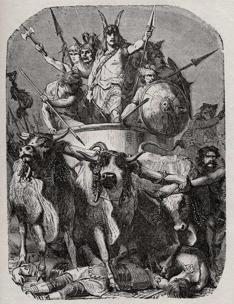 Merovee ou Merovech, rei Franc (v448-v458), primeiro rei Merovingiano - de French School