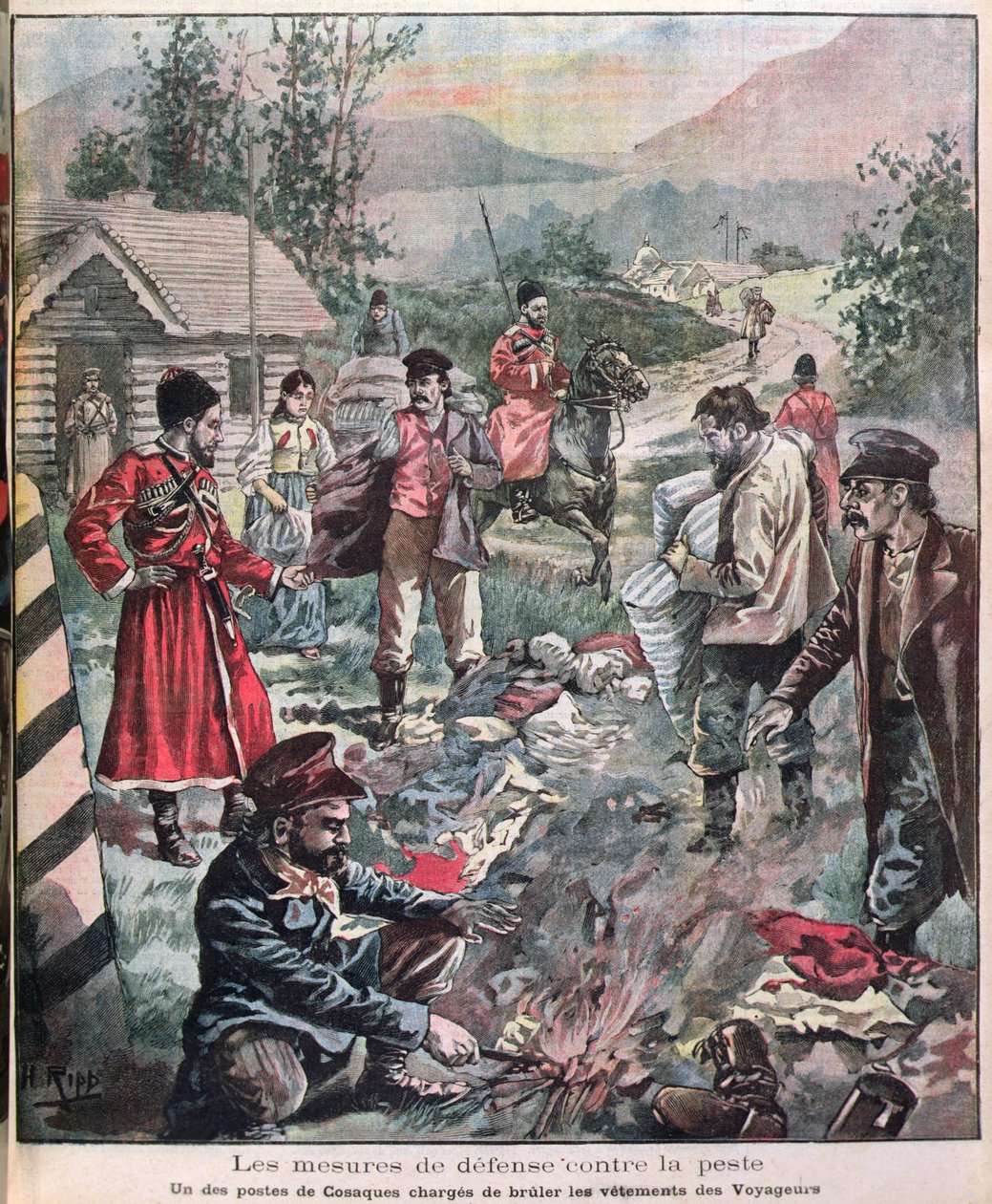 Métodos para Prevenir a Peste, de Le Petit Journal, 1898 de French School
