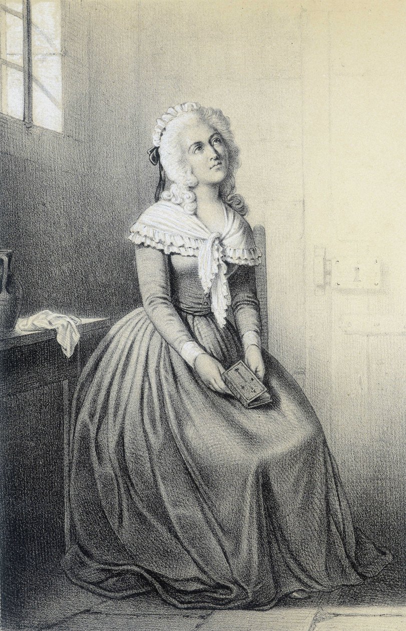 Mme Elisabeth em "Galerie historique de la Revolution francaise", de Albert Maurin de French School