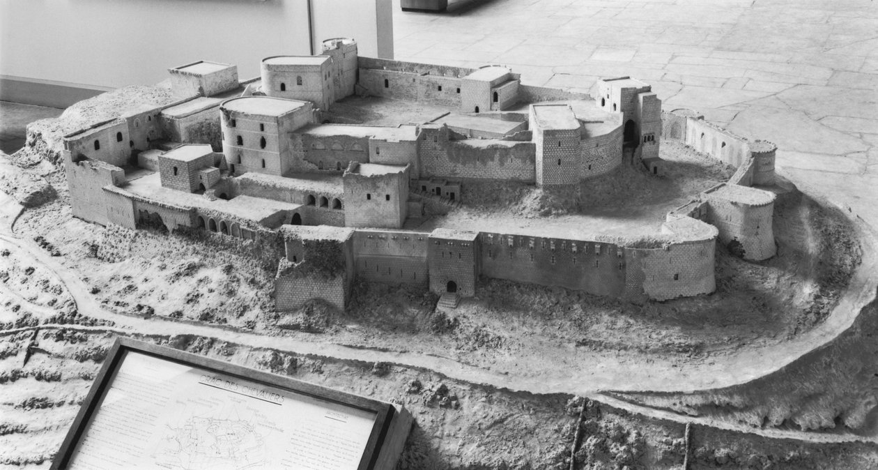 Modelo do Krak des Chevaliers, modelo de French School