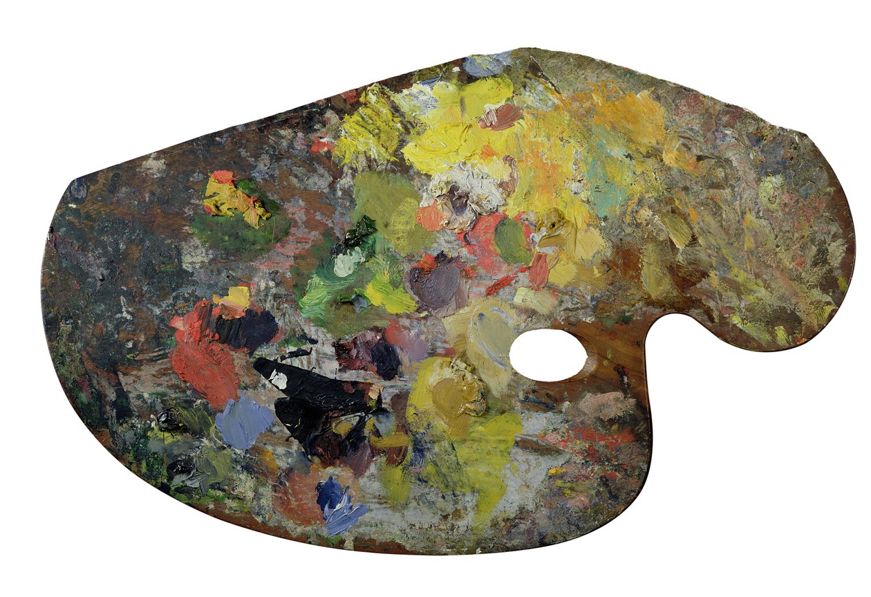 Paleta de Monet (madeira) (ver também 182029) de French School