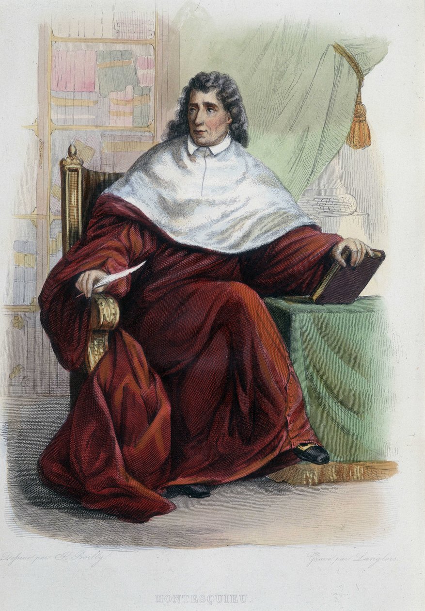 Montesquieu - em Ed. Mennechet, "Le Plutarque francais de French School