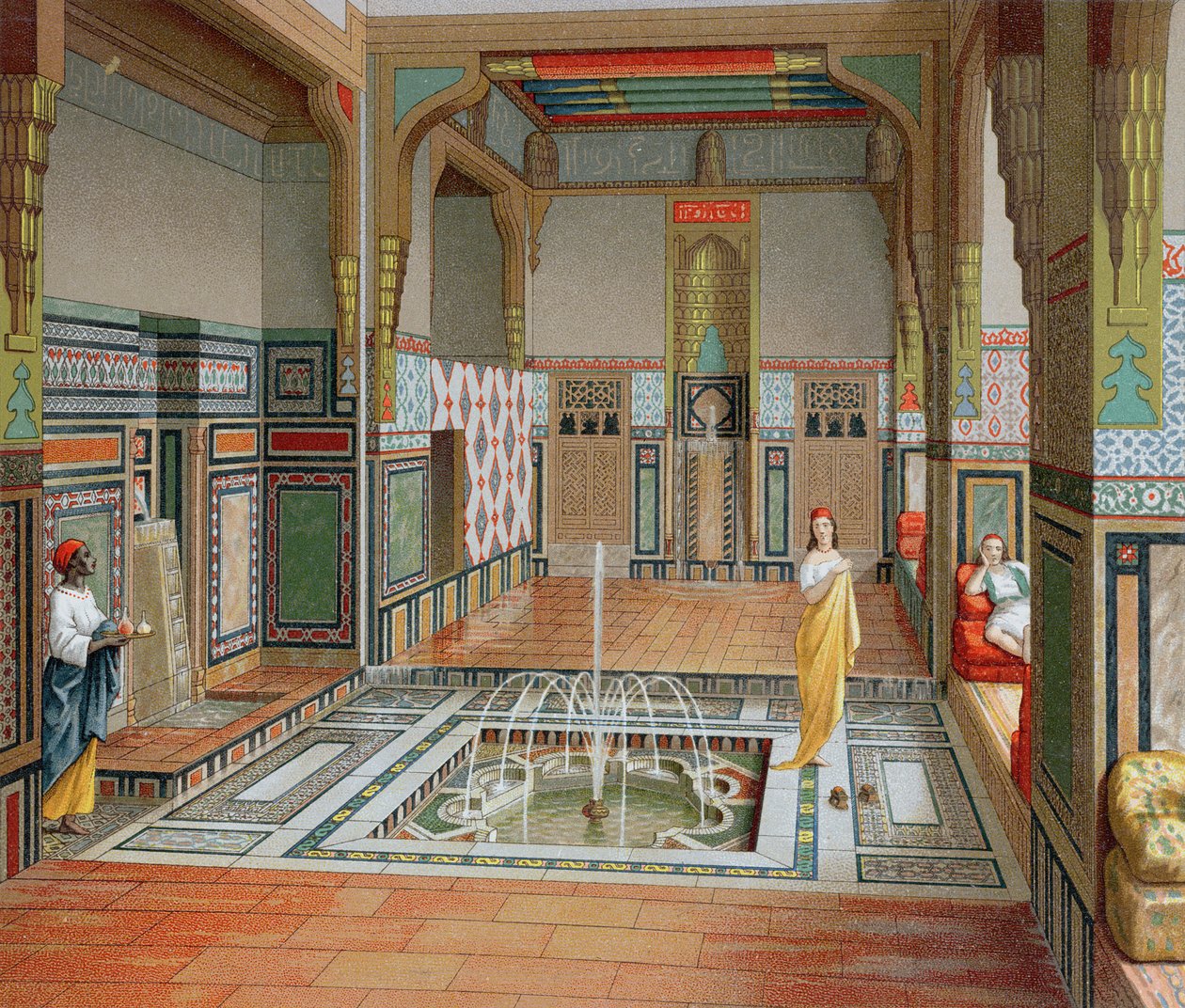 Interior mourisco, c.1880 de French School