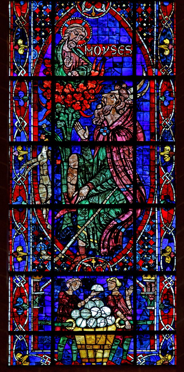 Moisés e a Sarça Ardente (w102) de French School