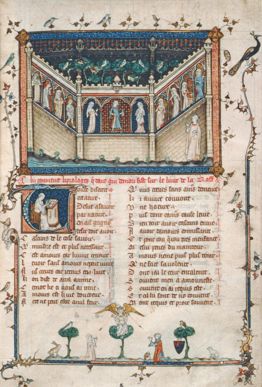 Ms 101 fol.5 O Romano da Rosa de French School