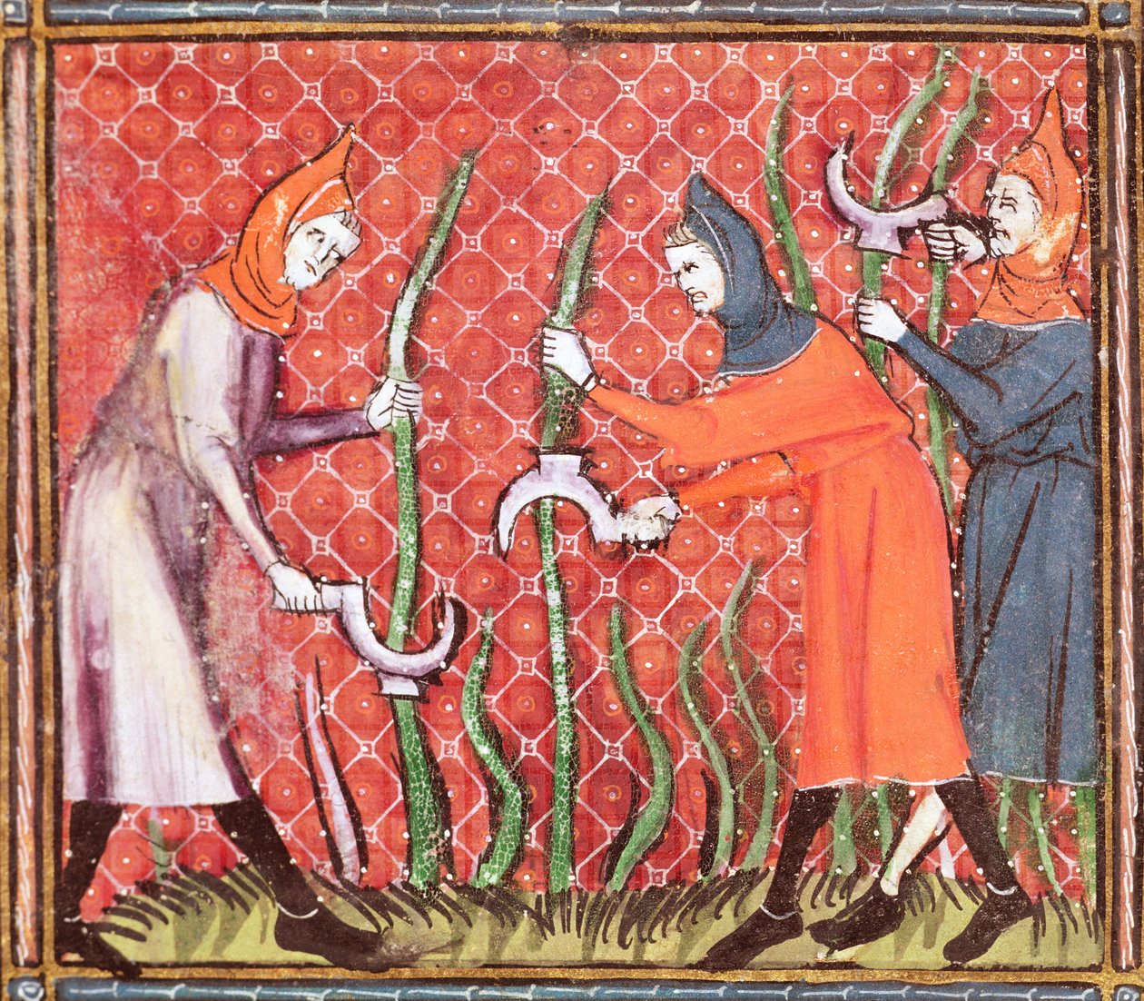 Ms 1044 f.120 Árvores de Corte, de Ovide Moralise escrito por Chretien Legouais de French School