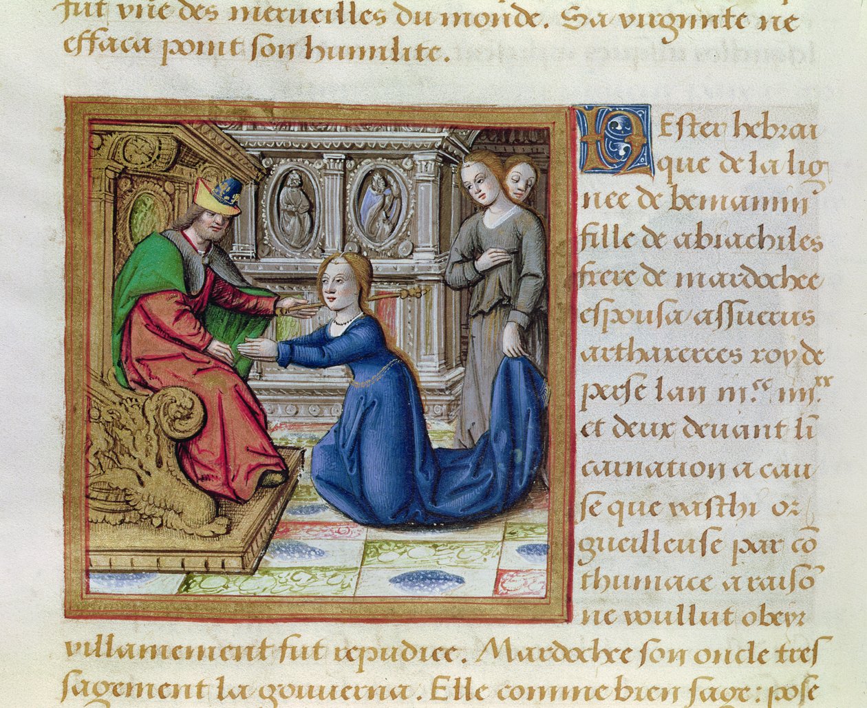 Sra. 17 Esther, da Life of Celebrities, c.1505 de French School