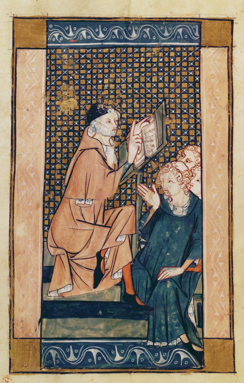 Ms 2030 fol.1v Henri de Mondeville (c. 1260-c.1320) ensino, da cirurgia do mestre Henri de Mondeville de French School