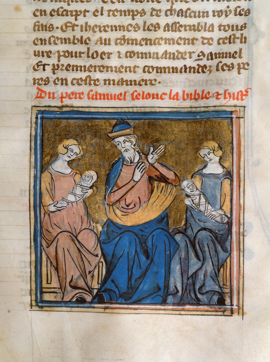 Ms 22 Samuel e seus filhos Joel e Abijah de French School