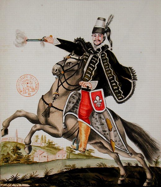Sra. 2848 Hussar, do Regimento Esterhazy de French School