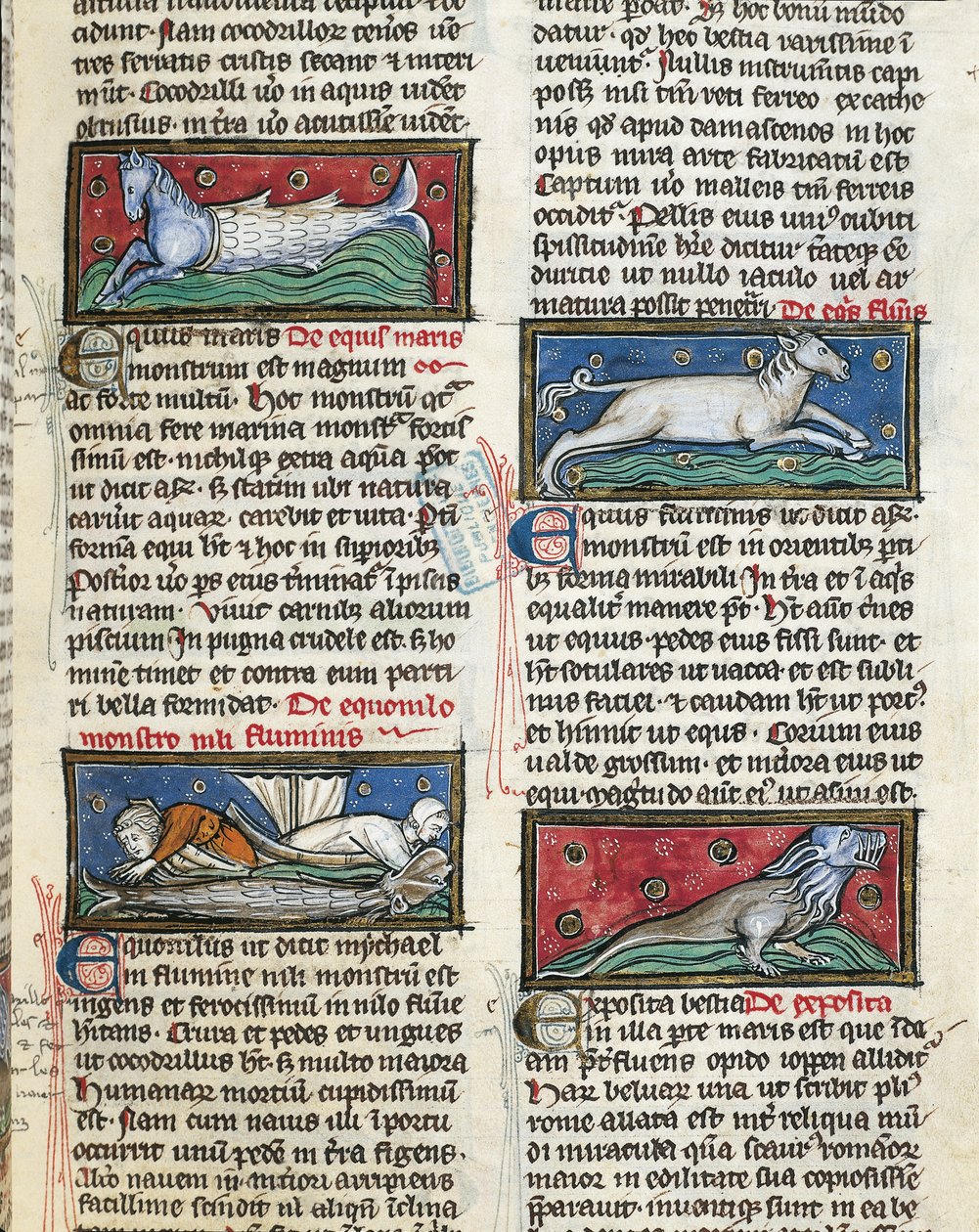 320 Fol.115r Monstros Marinhos, de 