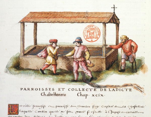 Ms 3243 The Fountain of Saint-Pardoux, Puy-de-Dome, ilustração de 
