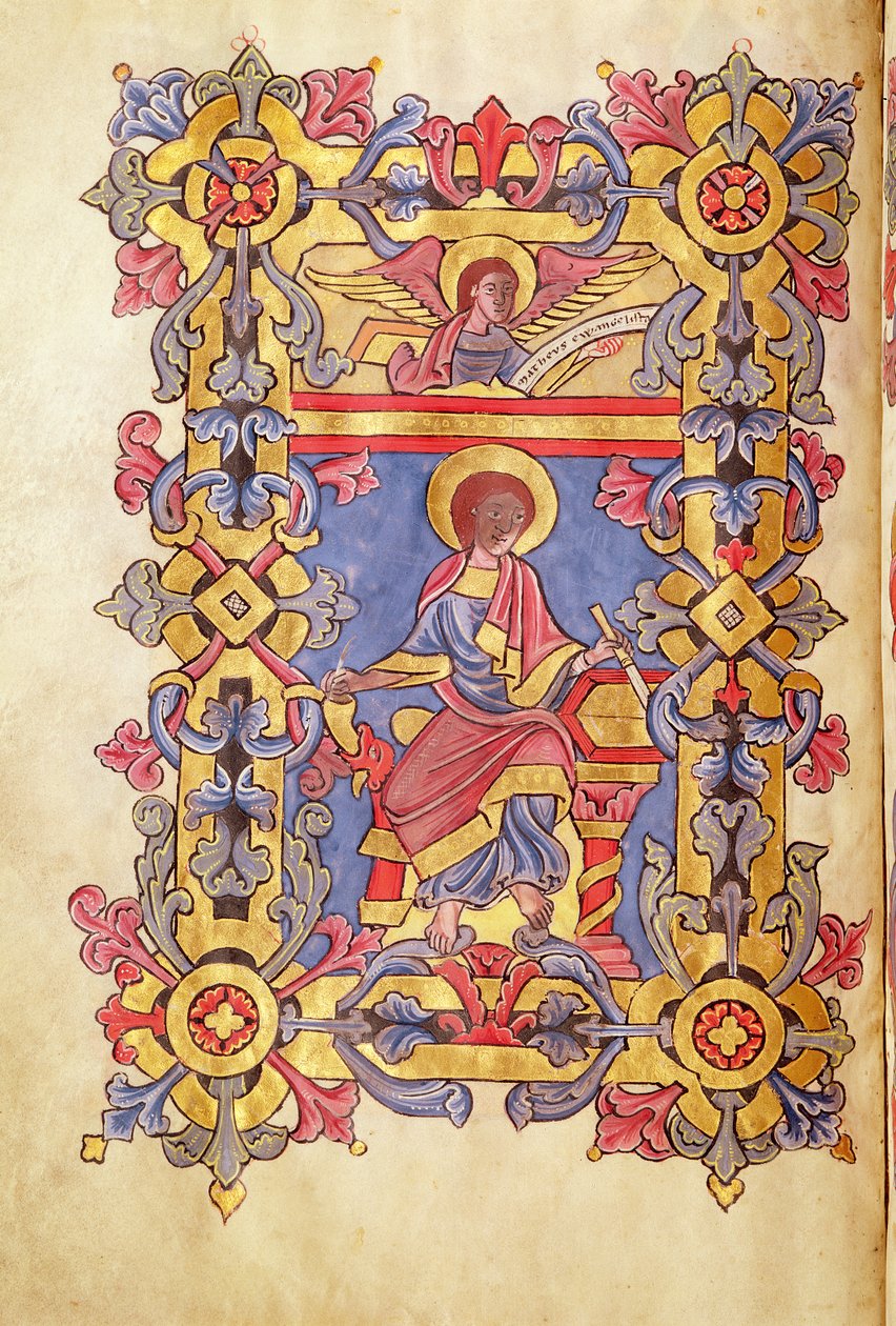 Ms 479 São Mateus, dos Evangelhos de Cysoing Abbey de French School