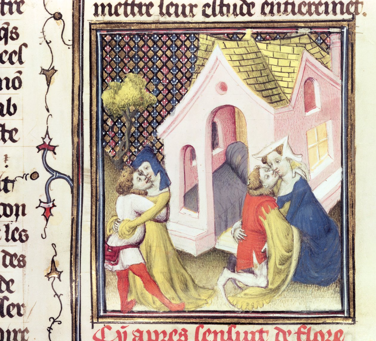Sra. Pe 12420 The Bawdy Women, de Claris Mulieribus, de Giovanni Boccaccio (1313-75) de French School