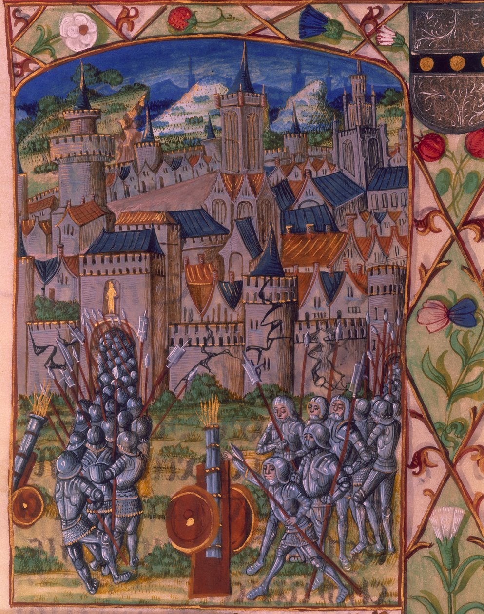 Sra. Royal 20 E.III fol.152v A Captura de Evreux, de 