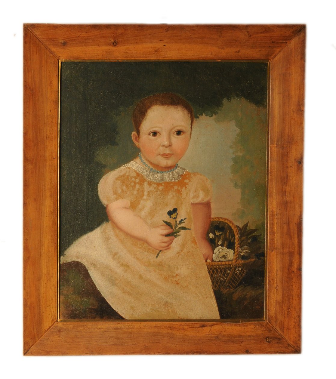 Retrato ingênuo de um menino de French School