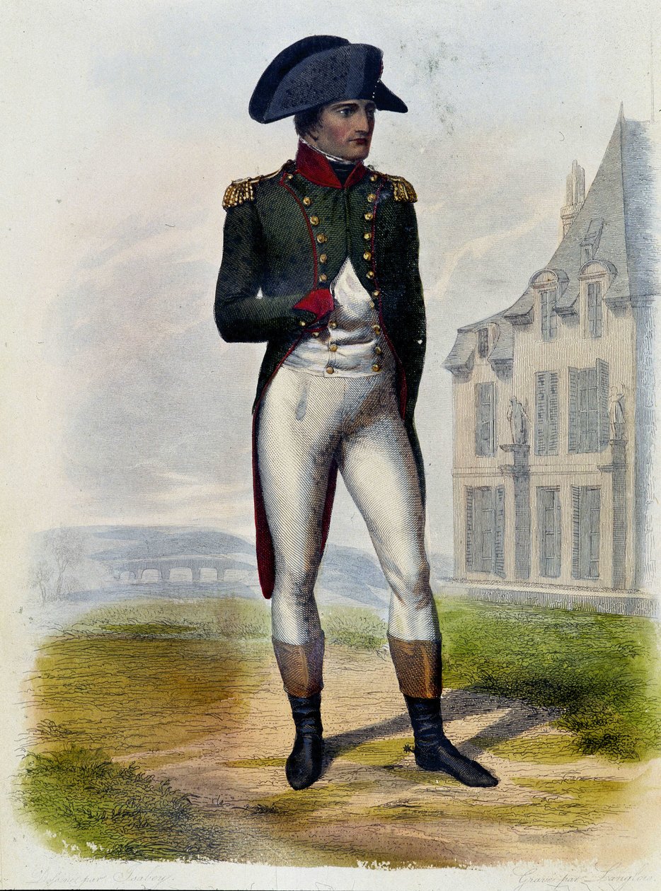 Napoleão Bonaparte, primeiro cônsul - em "Plutarque Français de French School