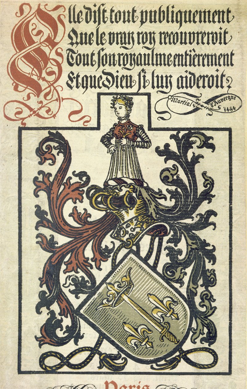 Almanaque Nacional de Joana d&39;Arc, 1891 de French School