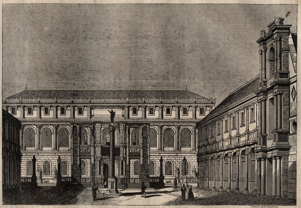 Escola Nacional de Belas Artes de Paris, gravura de French School