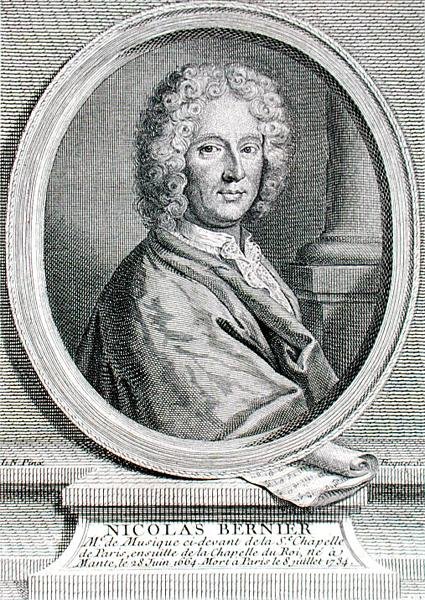 Nicolas Bernier (1665-1734) gravado por Etienne Fiquet (1719-94) (gravura) de French School