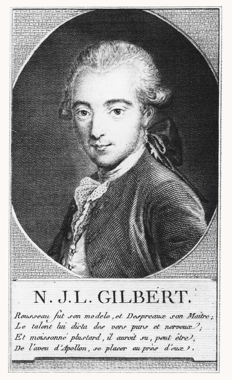 Nicolas J. Gilbert (gravura) de French School