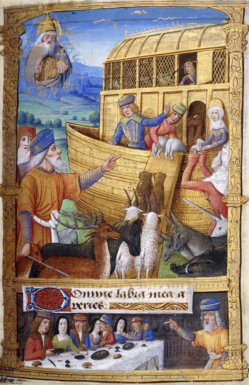 Arca de Noé, c.1500 de French School