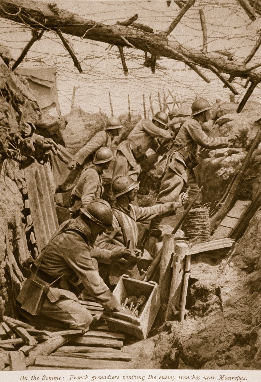 No Somme, 1914-19 de French School