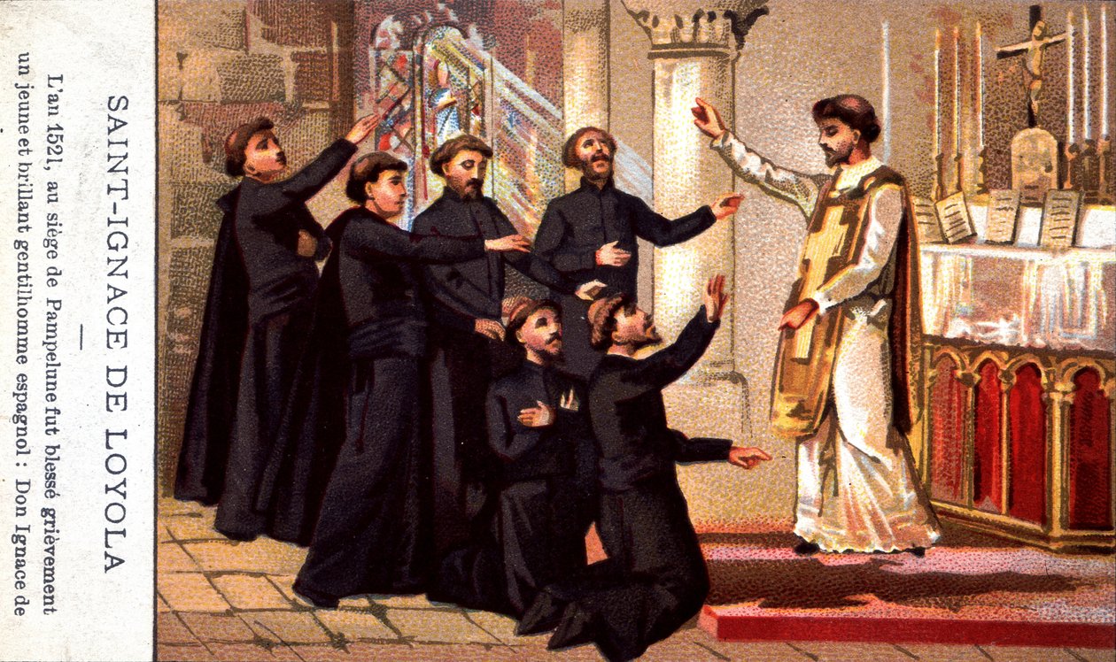 Origem da Companhia de Jesus aprovada pelo Papa Paulo III em 27 de dezembro de French School