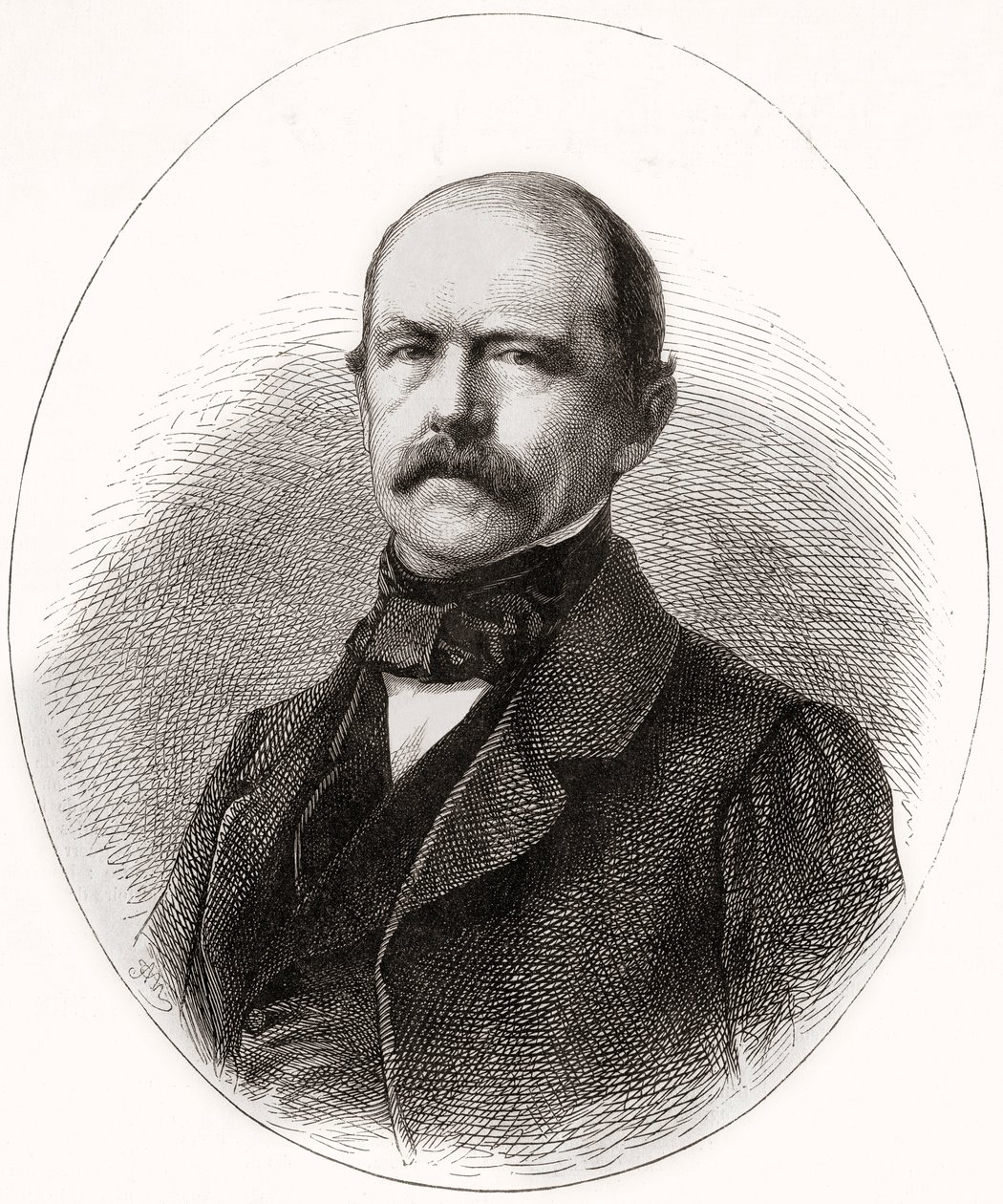 Otto Eduard Leopold, Príncipe de Bismarck, Duque de Lauenburg, de LUnivers Illustré, 1866 de French School