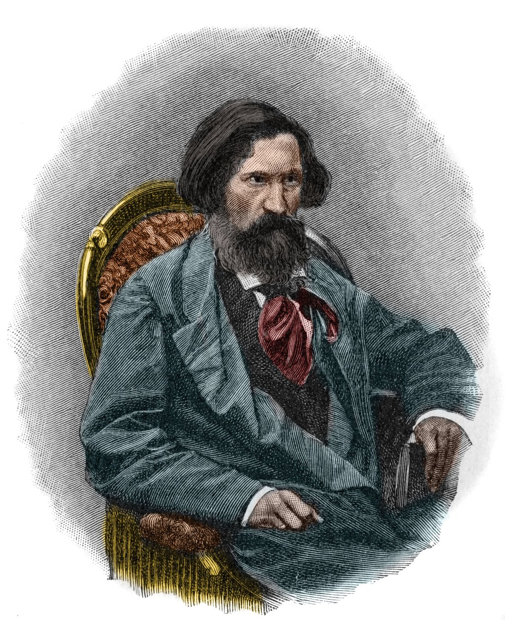 Otto Ludwig (1813-1865) escritor alemão. de French School